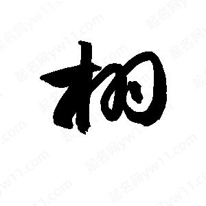 孫萬(wàn)民寫(xiě)的草字栩